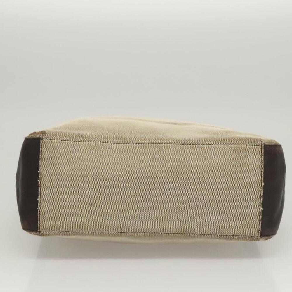 GUCCI Shoulder Bag Canvas Gray Silver - Picture 9 of 13